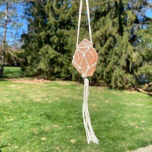 HANDMADE Macramé Salt Rock Charms